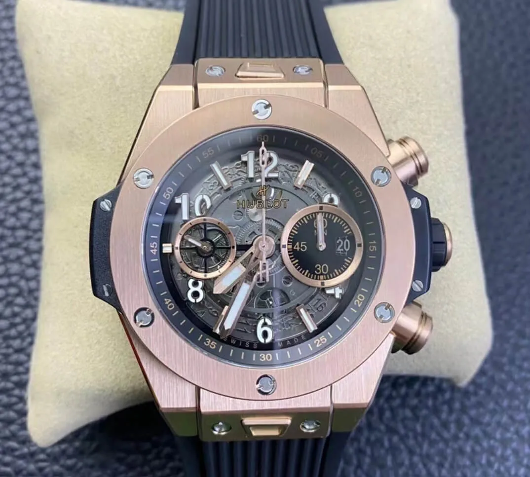 Hublot Big Bang 421.OX.1180.RX ZF Factory 1:1 Best Edition Replica Watch Rubber Strap